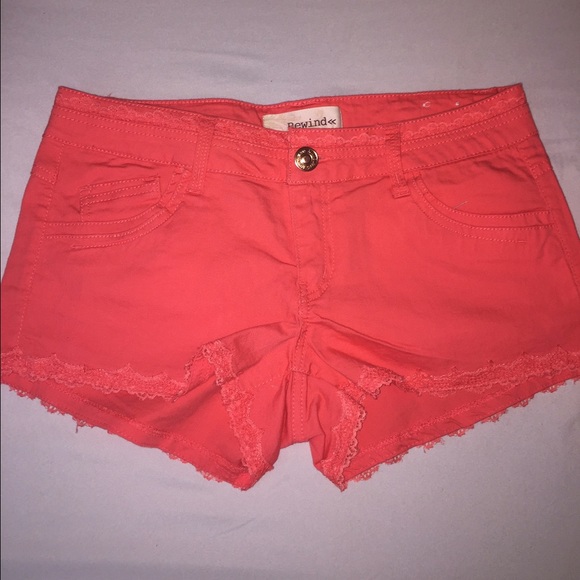 NWOT Coral Shorts