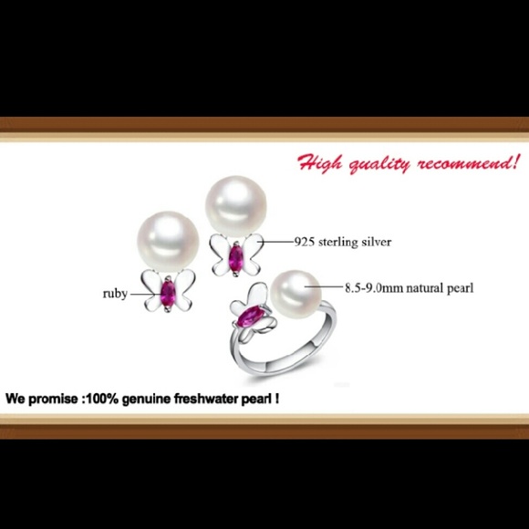 🎄NWOT Freshwater 925 STERLING SILVER🎄 - Picture 2 of 4