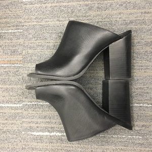 Black Mules. Only worn 3 times at work!