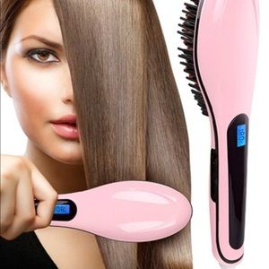 Hair straightening brush✨