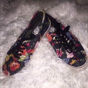 Authentic floral vans!