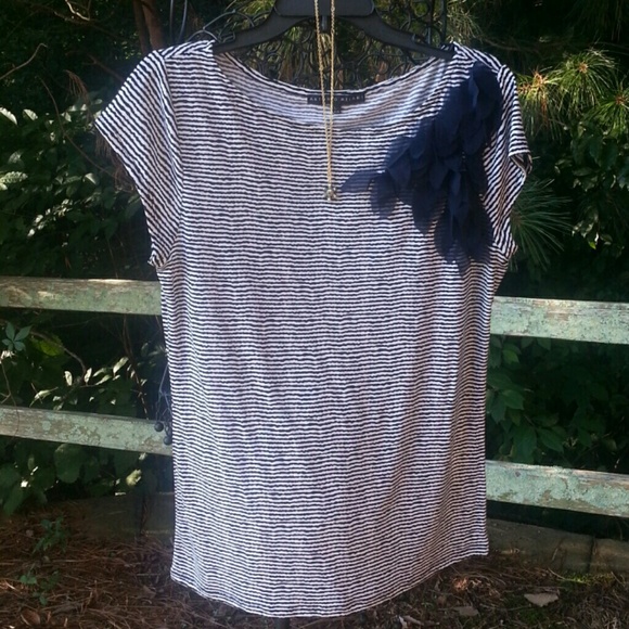 Antonio Melani  blue stripped Blouse