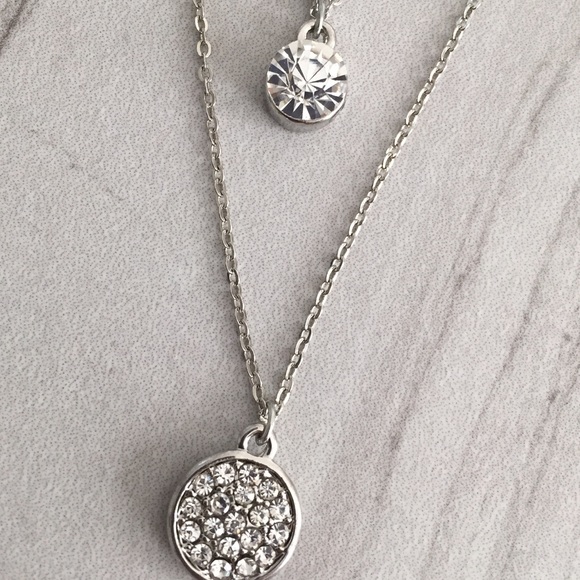 New York & Company pavΓ© layered necklace - Picture 3 of 3