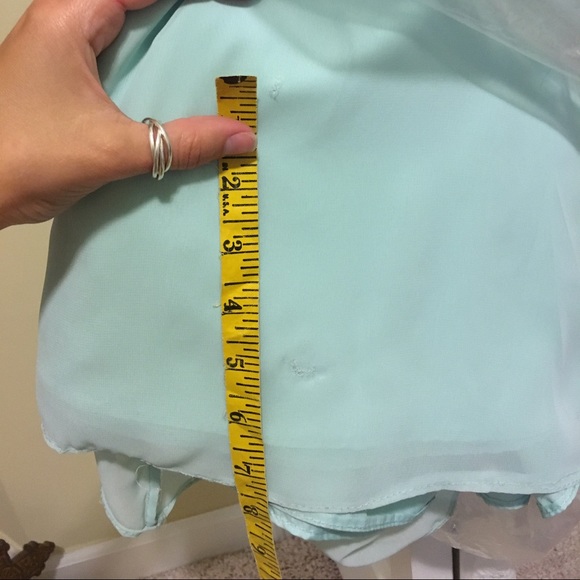 David's bridal strapless chiffon dress - Picture 4 of 4