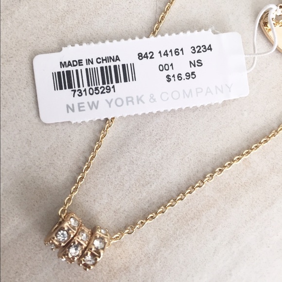 New York & Company dainty pavé  necklace - Picture 3 of 3