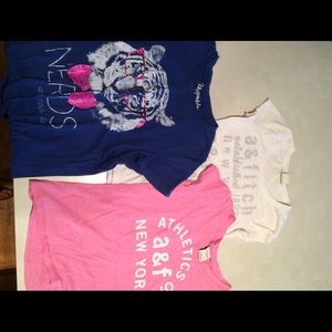 Arocrombie T's kids one Aeropostale