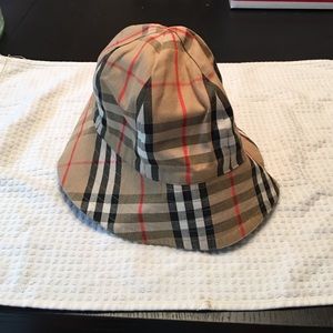 Reversible bucket hat Burberry print