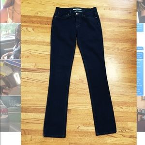 Cigarette dark jeans