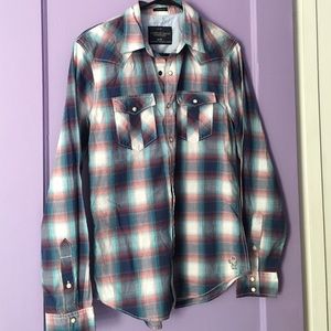 XS vintage fit flannel