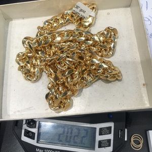 36" Miami Cuban link gold chain