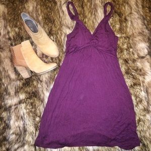 1 solid purple dress