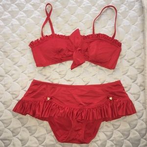 Betsey Johnson Red Bikini