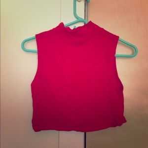 Turtle neck crop top