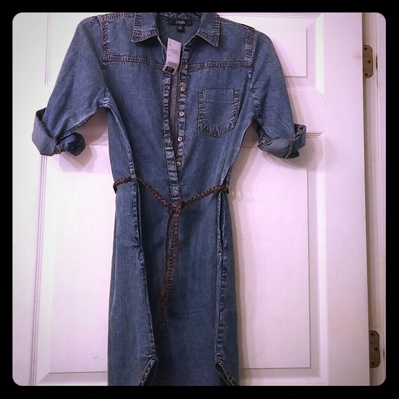 Denim tunic