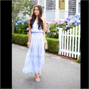 Shoshanna East Lake Ikat Maxi Dress sz 4