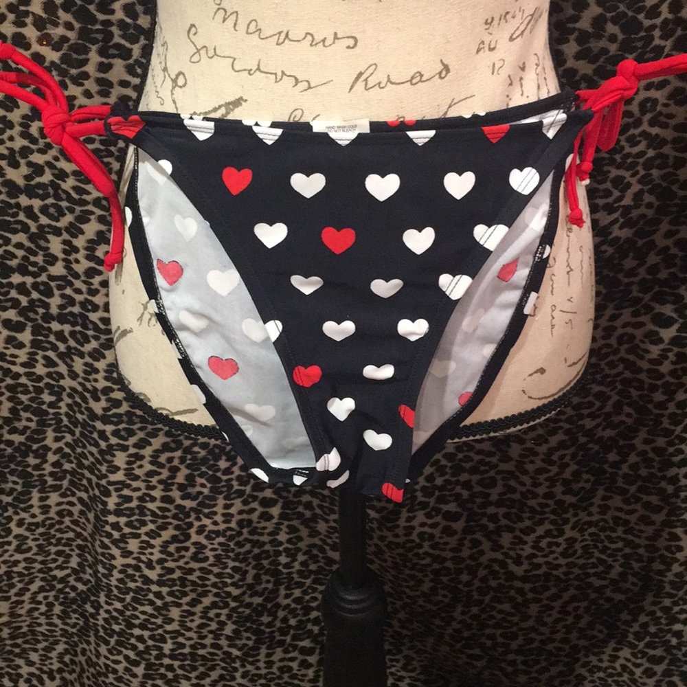 Super cute hearts Bikini bottom