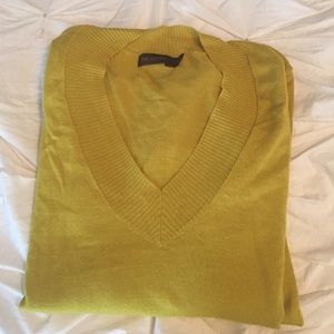 Limited Lime green v-neck sweater