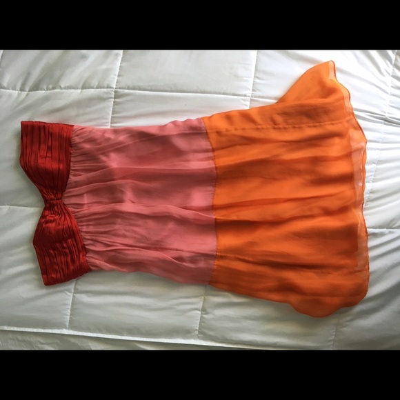 Laundry by Design vintage chiffon colorblock dress