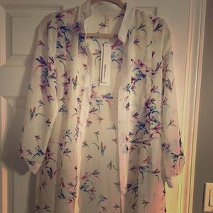 Hummingbird kimono