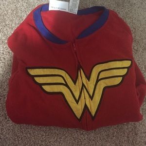 Wonder Woman footie pajamas