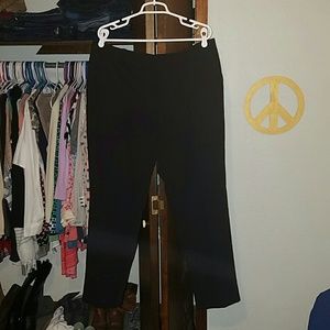 Black ankle pants w/ zipper detail 🌼Final Price🌼