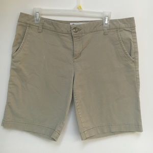 Aeropostale Khaki Midi Shorts