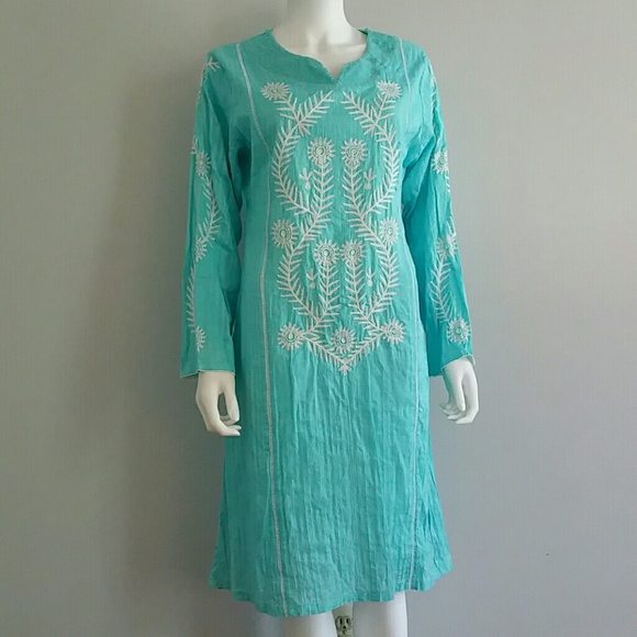 NWOT 100% Cotton Long-Sleeved Tunic Dress
