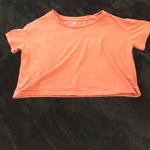 rust colored crop top pacsun