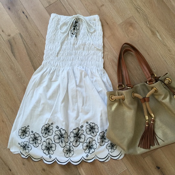 White Swim Suit Cover up