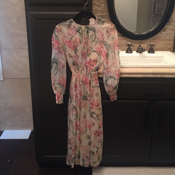 Zara floral shift dress