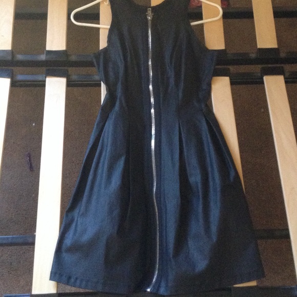 Leather dress