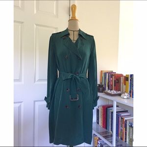 JCrew Collection Silk Trench Dress