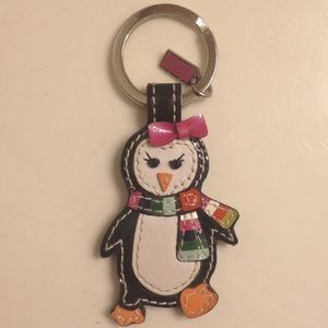 Authentic Coach Penguin Keychain