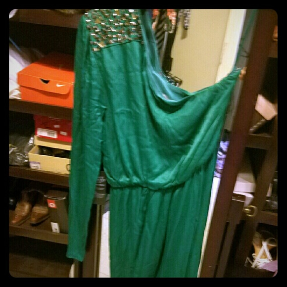 Emerald Green Guess Dress
