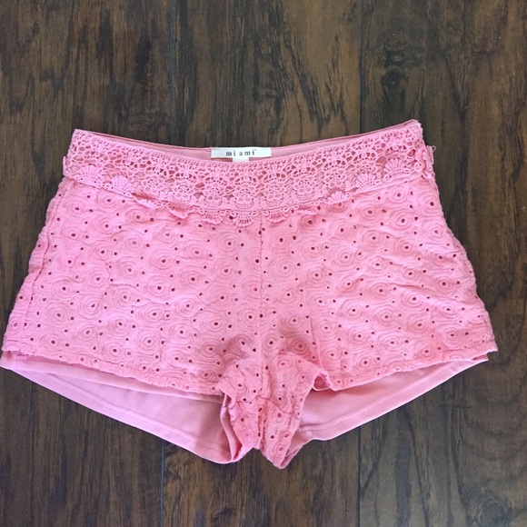 Pink fashion shorts