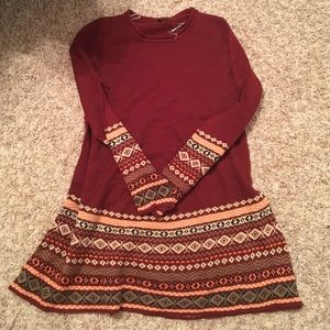 🤖 red sweater dress 🤖