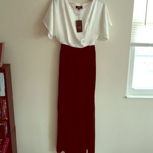 A.b.s collection open back jumpsuit