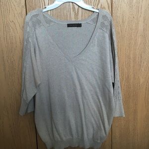V neck slouchy sweater