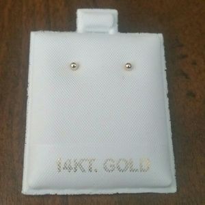 14K GOLD STUD EARRINGS
