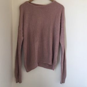 Oversized Brandy Melville blush sweater