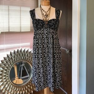 Max Studio Tribal Print Dress