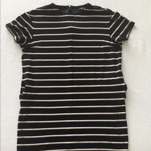 UNIQLO nautical stripe Jersey dress (w/ pockets)