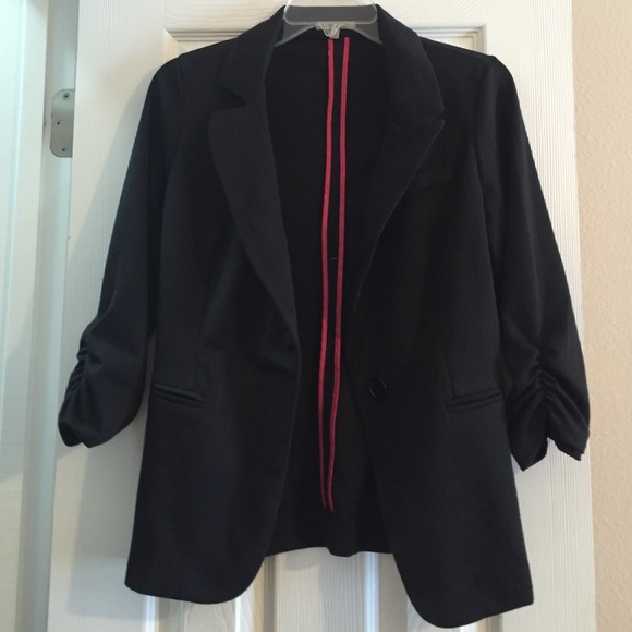 Black blazer- cotton material