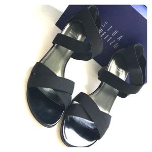 Stuart Weitzman Elastic crossover sandal