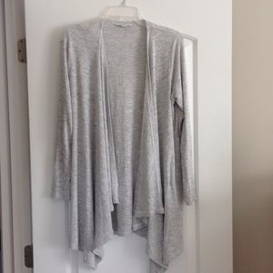 Gray long drapey American Eagle Cardigan NEW