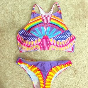 Crop top swimsuit