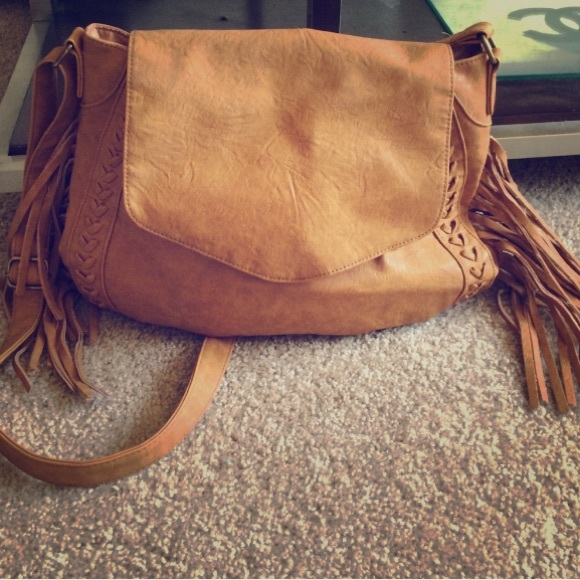Fringe Cross Body Handbag