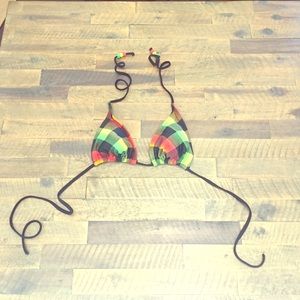 Beautiful Bob Marley inspired bikini top!