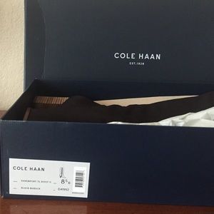 Cole Haan Davenport Tall Boot/ Black Nubuck