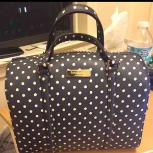 Navy and white Mini Cassie by Kate spade